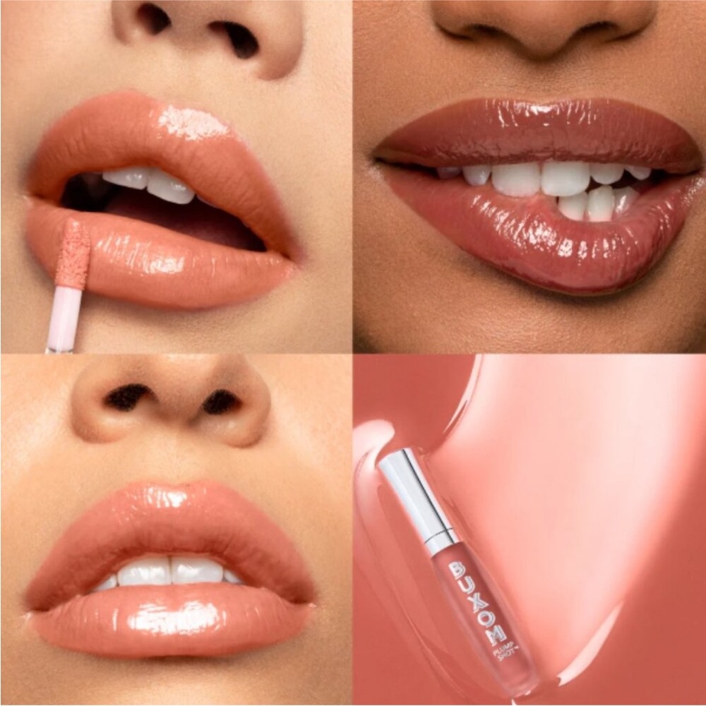 Buxom Plump Shot Sheer Tint Collagen Infused Lip Serum in Plush Peach NIB
